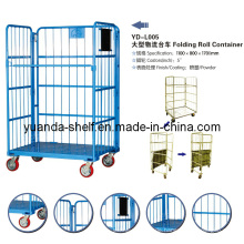 Warehouse Cargo Gebraucht Abrollen von Metall Cage Storage Container